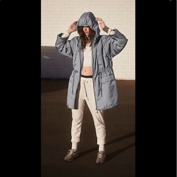 NEW FP Free People MOVEMENT Head In The Clouds Puffer Parka Jacket - Picture 2 of 8